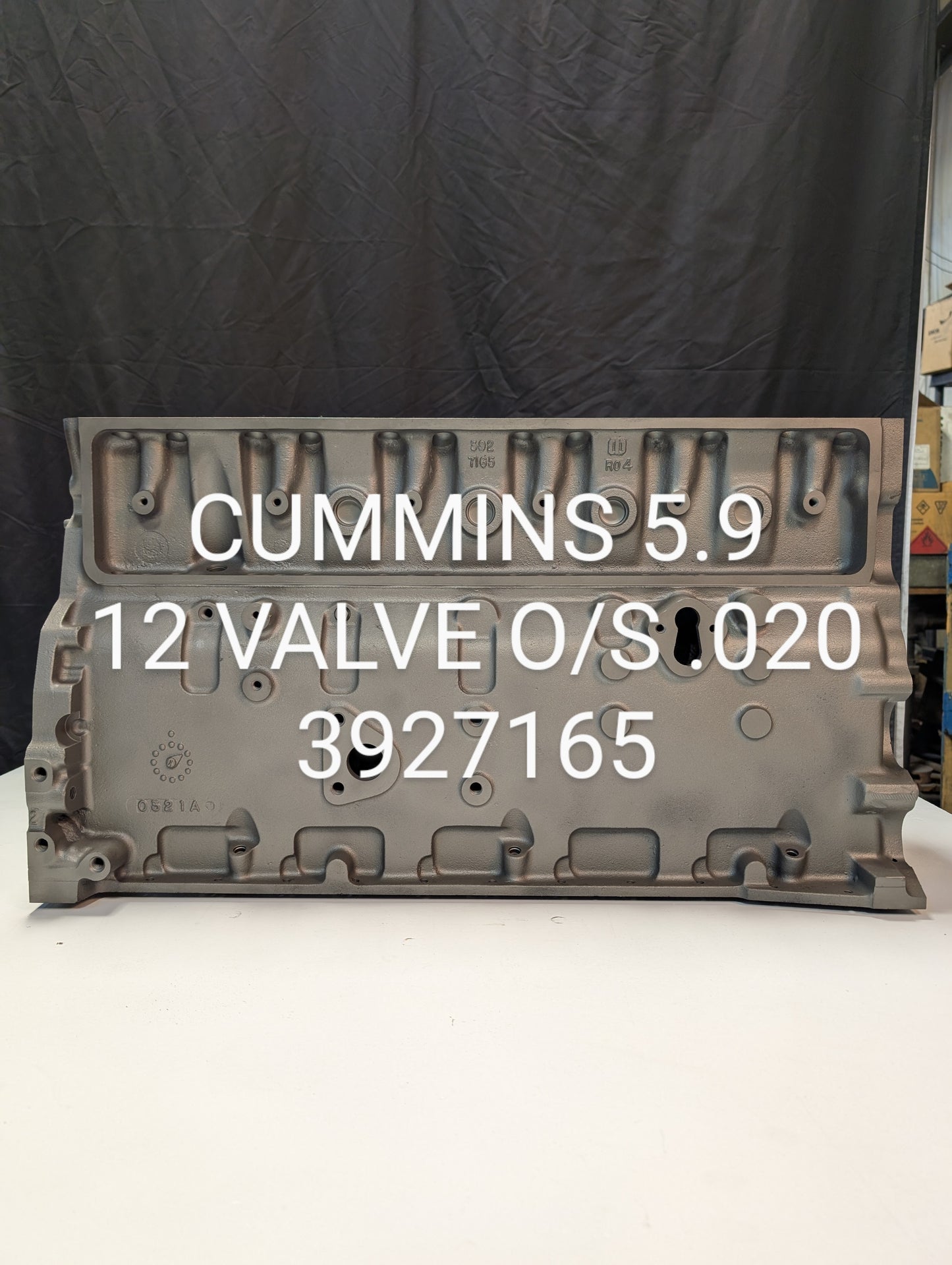 3927165 5.9 6BT 12 Valve Cylinder Block Bored .020