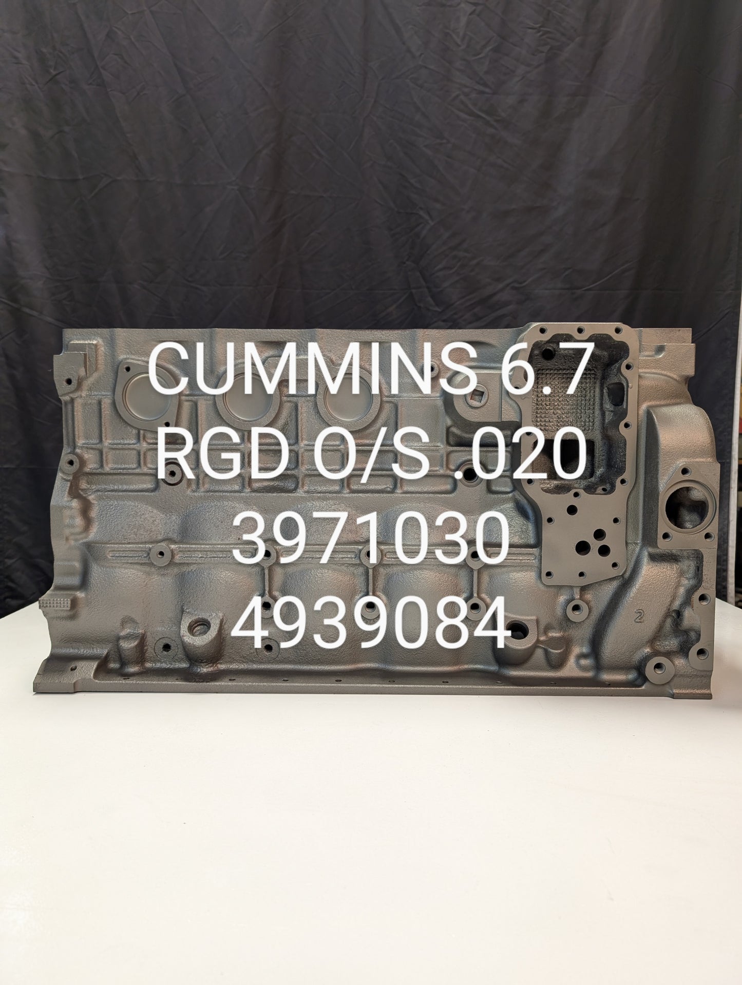 4939084 3971030 6.7 ISB Rear Gear Cylinder Block Bored .020