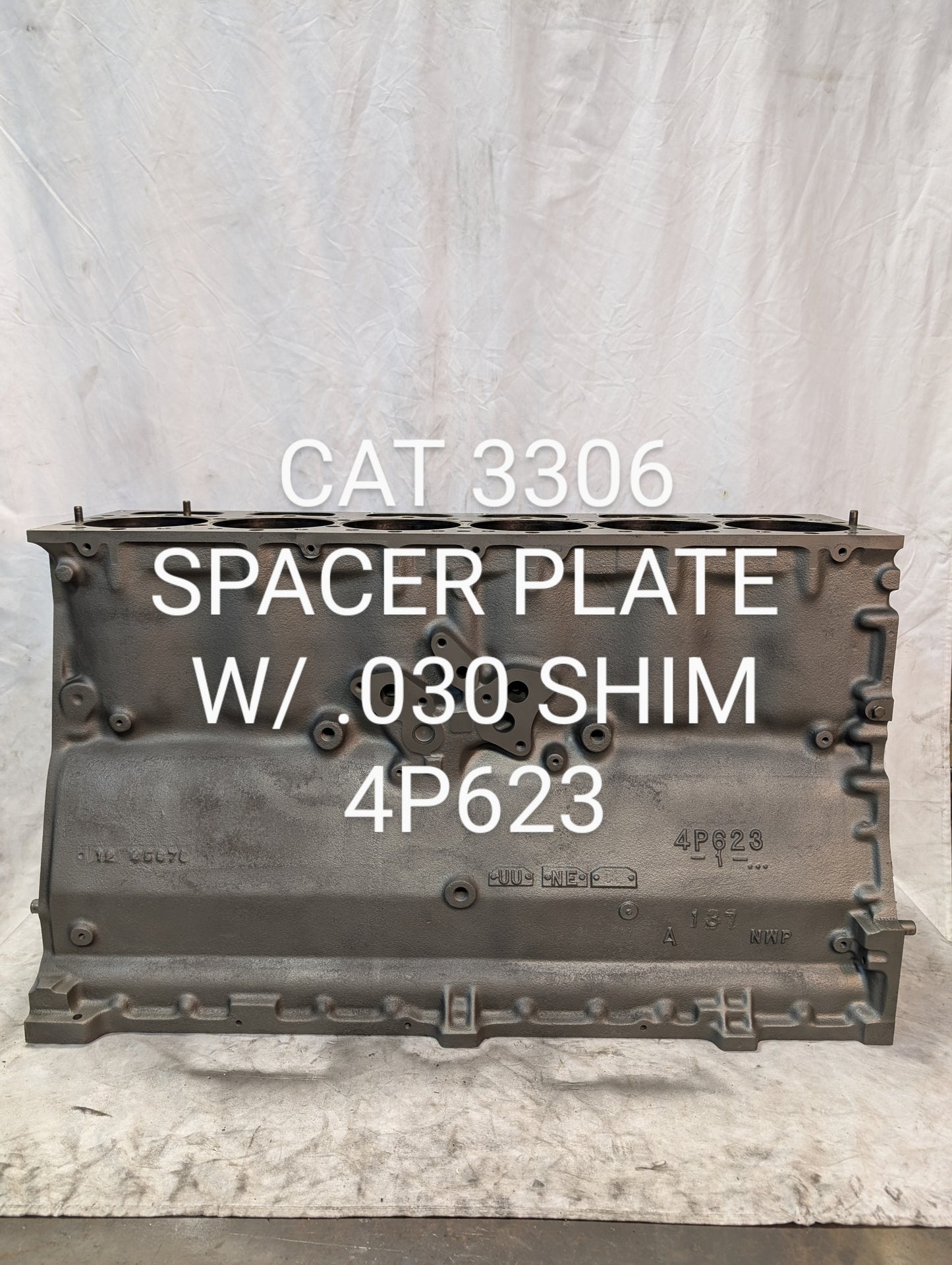 4P0623 3306DI Spacer Plate Style Block (Cut FOR .030 Counterbore Shim Included)