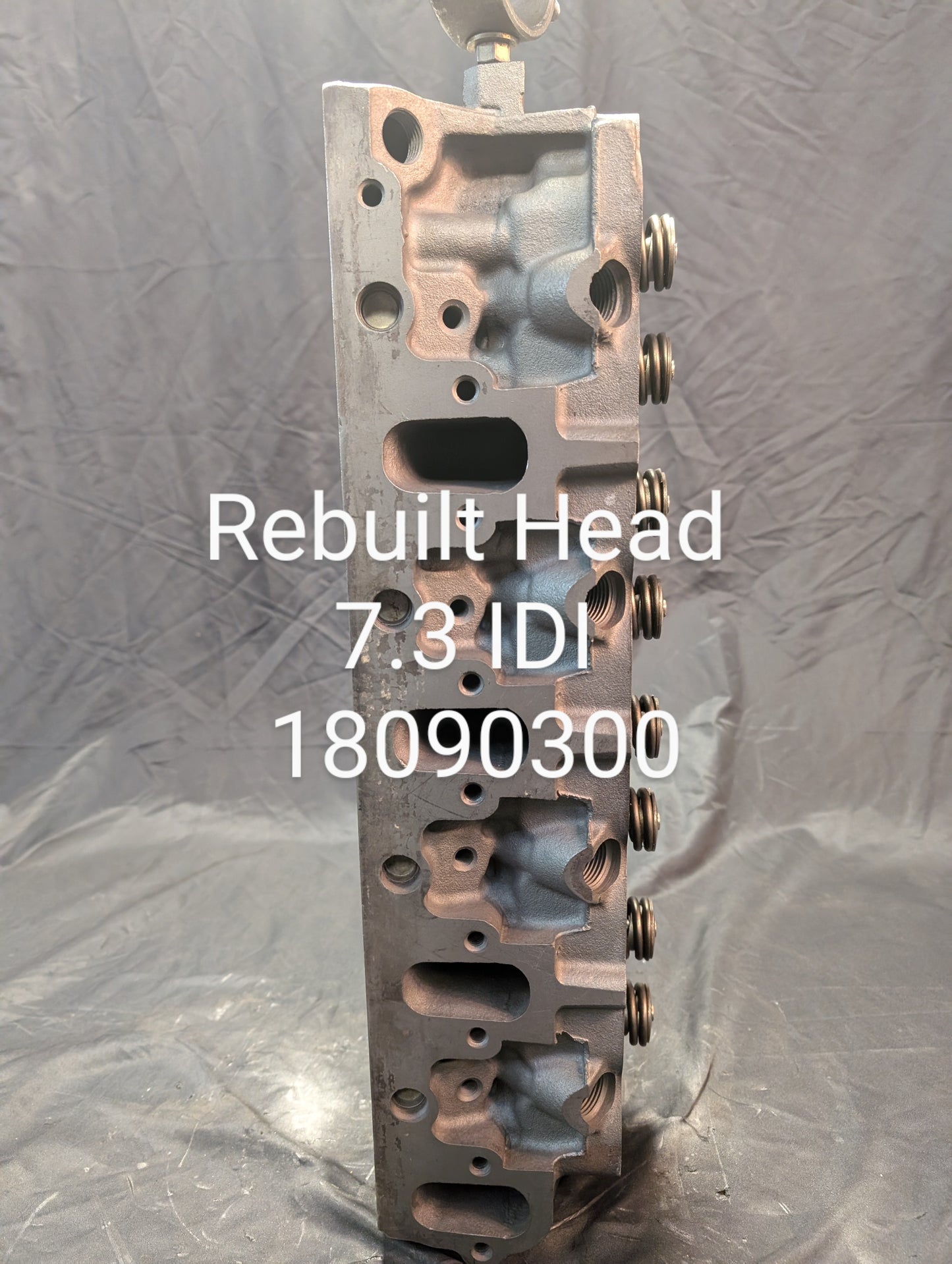 Rebuilt 7.3L IDI Ford / International Cylinder Head 18090300 1983-1994