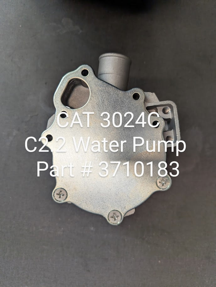 CAT 3024C C2.2 WATER PUMP # 3710183