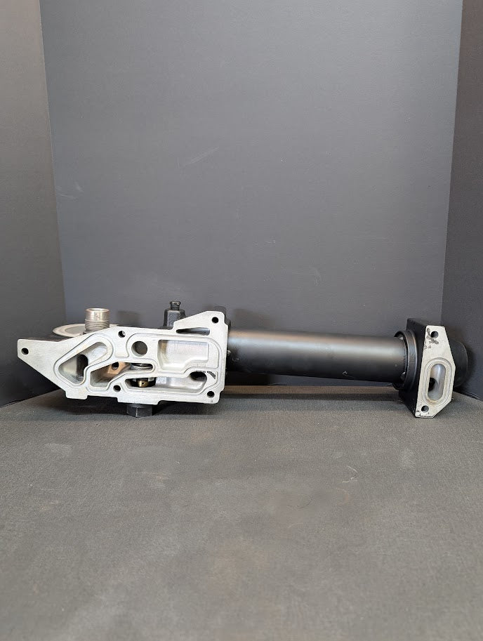 REBUILT INTERNATIONAL DT466E OIL COOLER W/ FILTER BASE # 1841741R92