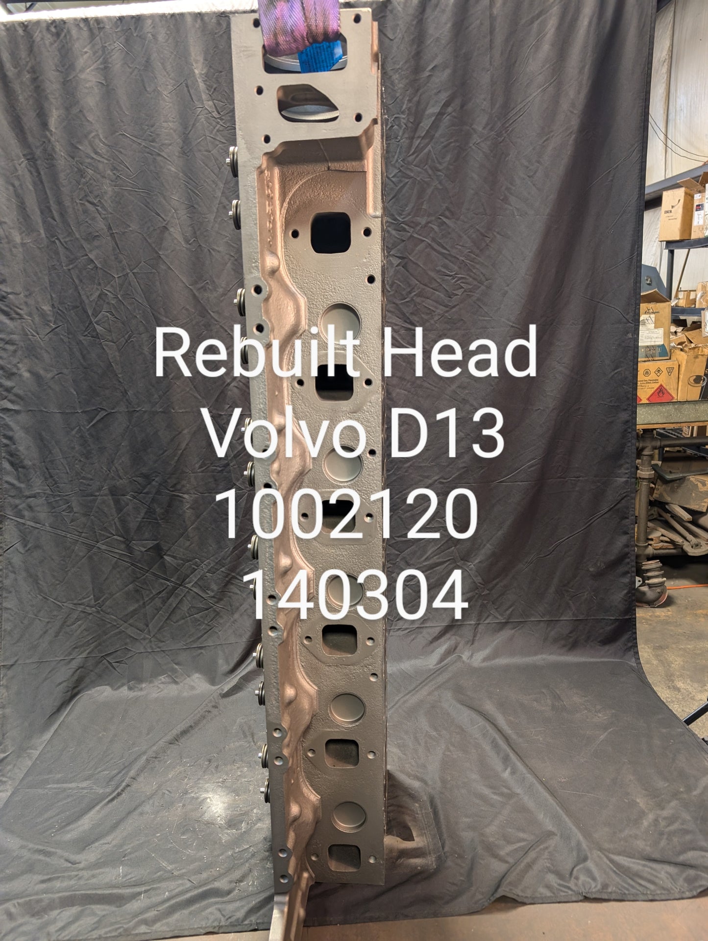 1002120 Volvo D13 Mack MP8 EPA13-17 Cylinder Head Loaded