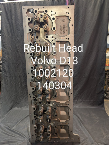 1002120 Volvo D13 Mack MP8 EPA13-17 Cylinder Head Loaded