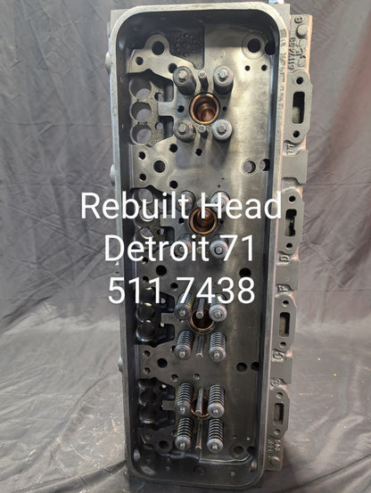 5117438 4-71 Series 2 Cycle Detroit Cylinder Head