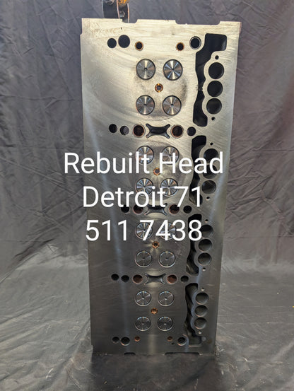 5117438 4-71 Series 2 Cycle Detroit Cylinder Head