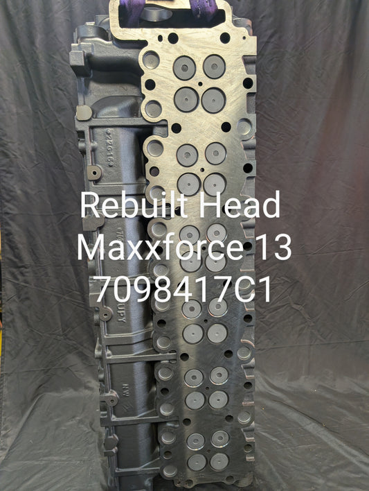 7098417C1 Maxxforce 13 Rebuilt Cylinder Head