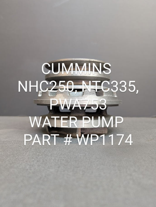 CUMMINS NHC250 / NTC335 WATER PUMP # AR50442