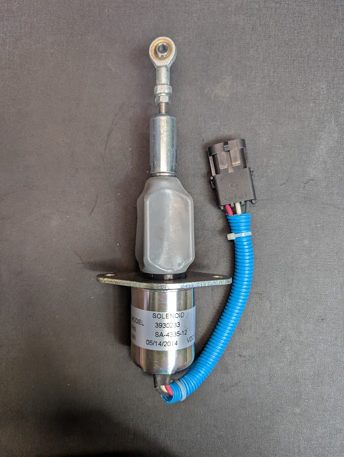 NEW CUMMINS 5.9L / 8.3L FUEL SHUTOFF SOLENOID # 3930233 / SA-4335-12