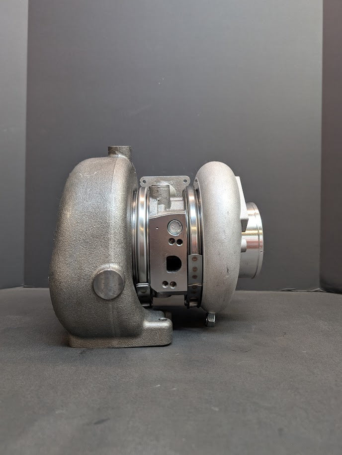 REBUILT 6.7L ISB/QSB HE351VE TURBOCHARGER W/ ANGLED DRAIN & SMALL MTG FOOT FOR CUMMINS  # 5327360
