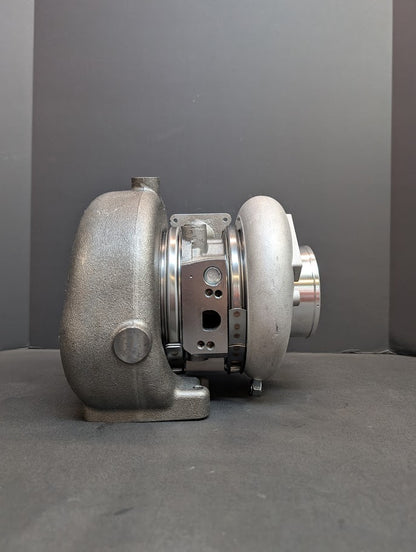 REBUILT 6.7L ISB/QSB HE351VE TURBOCHARGER W/ ANGLED DRAIN & SMALL MTG FOOT FOR CUMMINS  # 5327360