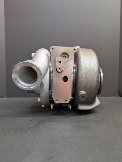 REBUILT 6.7L ISB/QSB HE351VE TURBOCHARGER W/ ANGLED DRAIN & SMALL MTG FOOT FOR CUMMINS  # 5327360