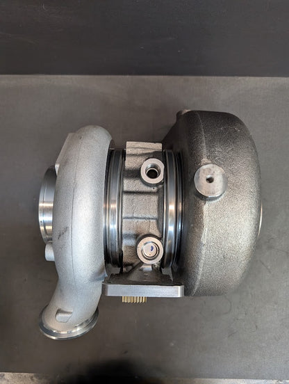 REBUILT 6.7L ISB/QSB HE351VE TURBOCHARGER W/ ANGLED DRAIN & SMALL MTG FOOT FOR CUMMINS  # 5327360