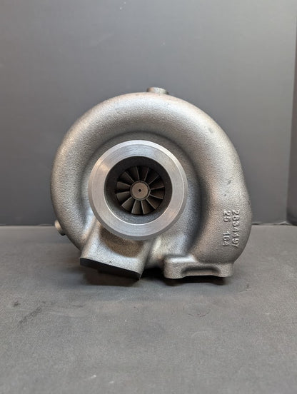 REBUILT 6.7L ISB/QSB HE351VE TURBOCHARGER W/ ANGLED DRAIN & SMALL MTG FOOT FOR CUMMINS  # 5327360