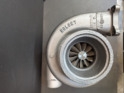 REBUILT CUMMINS INDUSTRIAL COMMON RAIL HX82 TURBOCHARGER # 4955347