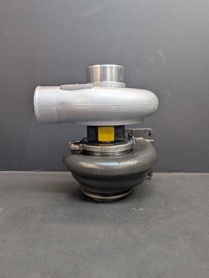 NEW CAT 3046 TURBOCHARGER W/NARROW FOOT MARMON FLANGE FOOT ON EXHAUST OUTLET # 1076338